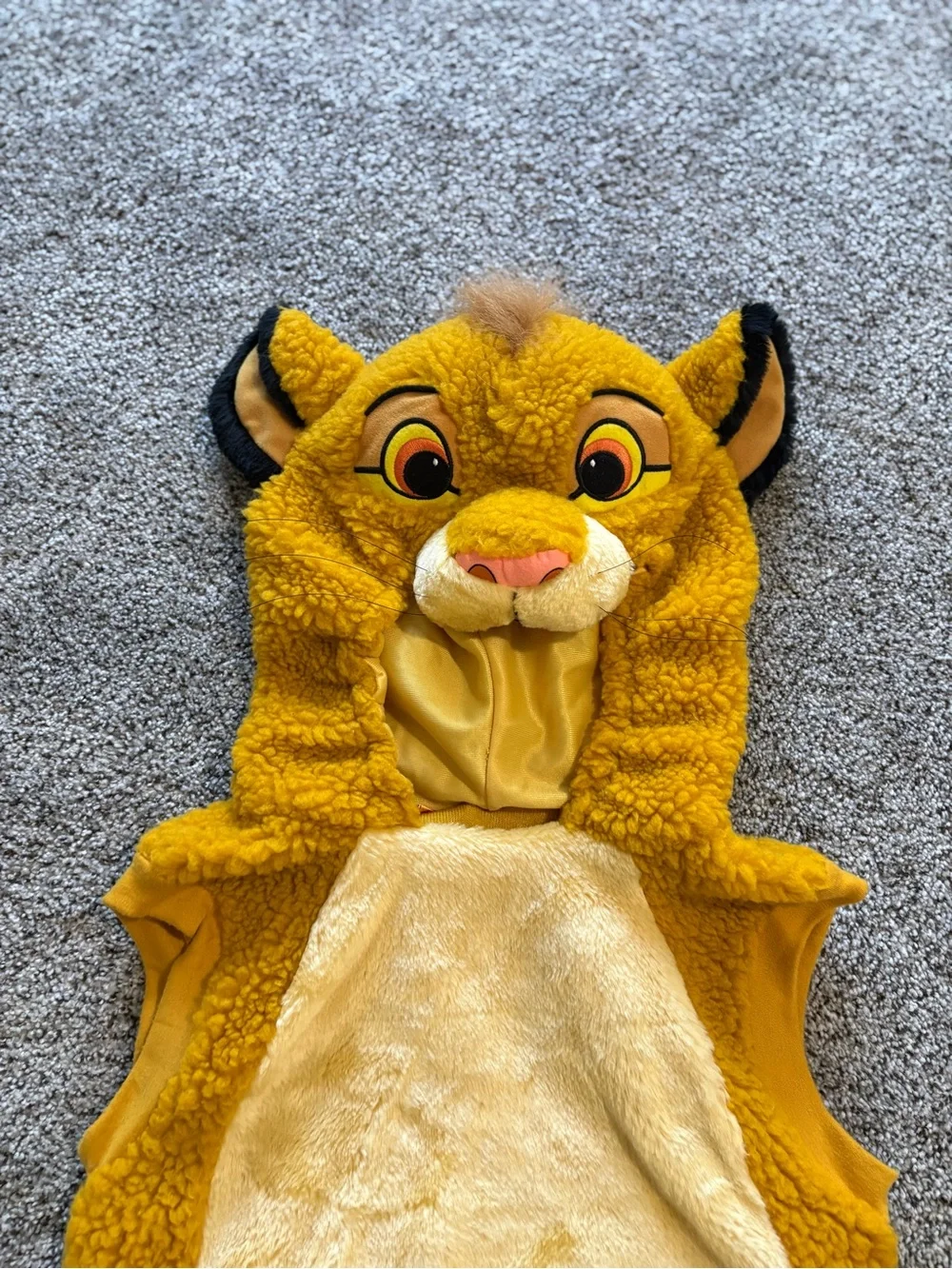 Vintage 90s Lion King Simba Toddler Costume